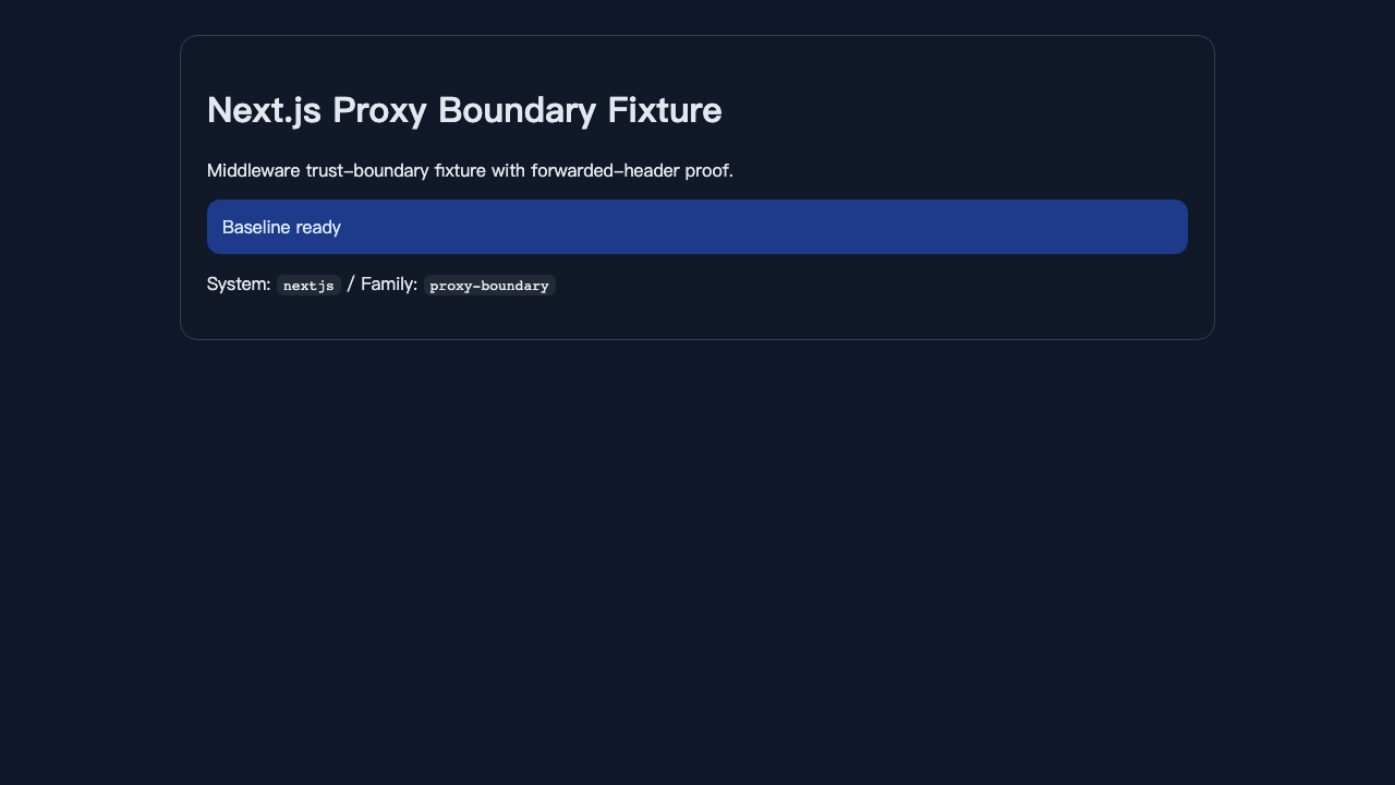 baseline